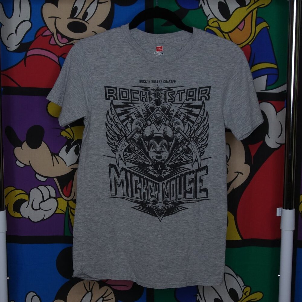 Disney Parks Rock 'N Roller Coaster Mickey Mouse Tee